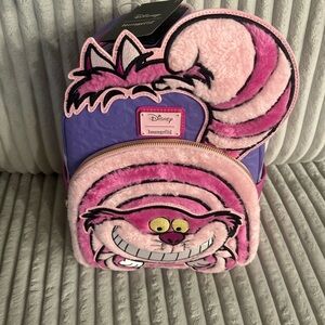 Loungefly Cheshire Alice in wonderland Cat Backpack NwT